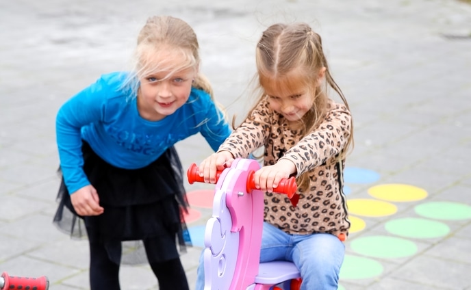 playing outside