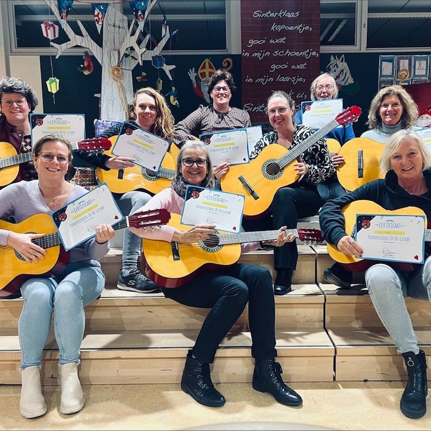 Certificaat liedjes op de gitaar